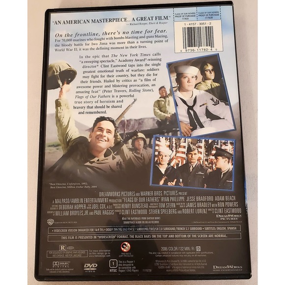 War Collection Gettysburg, Master and Commander, Flags of our Fathers 3 DVD's - Picture 7 of 9